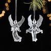 New Acrylic Christmas Tree Ornaments: Reindeer, Angel, and Snowflake Pendants.
