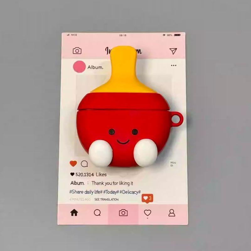 

Oppoencoair4pro Чехол для наушников Oppoencoclip Защитный чехол Free2/3 Силиконовый Air2i Нишевый стиль Мультяшный R3pro Ударопрочный Мягкий чехол Пара Мода OPPO Enco Air4Pro Table tennis racket