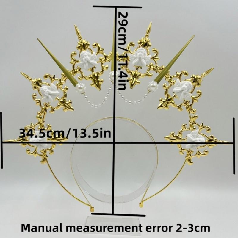 Sophisticated Headbands Elegant Metal Hair Accessory Comfortable Wear Hair Decors For Themed Event Cosplay