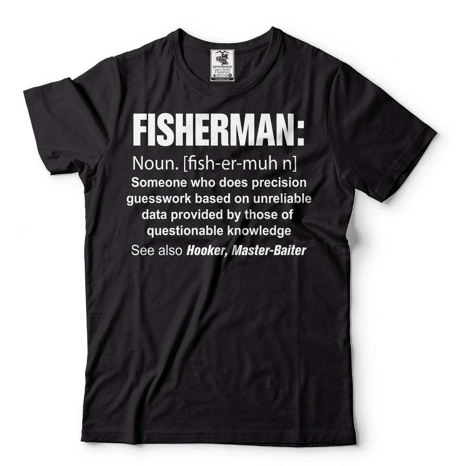 Fisherman Shirt Funny Fisherman Definition Tee Fishing Gifts Father s Day Gift 3XL