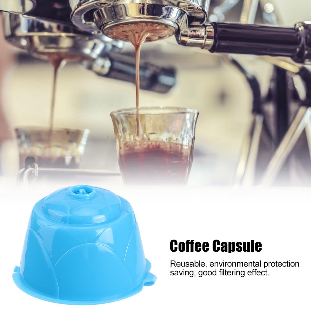 5pcs Household Reusable Refillable Coffee Capsule Cup Fit for DOLCE GUSTO Series Coffee Machine
