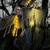 Halloween Glowing Skull Ghost Outdoor Decoration Prop