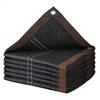 3~12Pin Black Shade Cloth Sunblock Mesh Edge With Grommets, Sun Net For Pergola, Plants Greenhouse, Gardens, Patio, Canopy