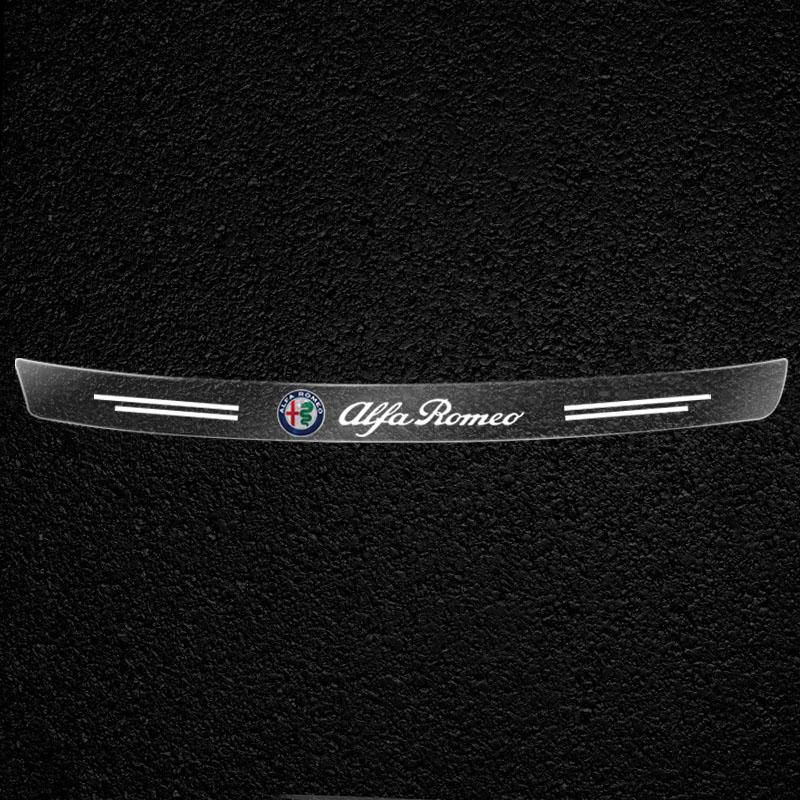 Adesivo Protettivo Trasparente per Emblema Baule Auto per Alfa Romeo Giulia Stelvio Giulietta Spider GT 4C 8C Mito Brera Modifica