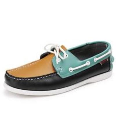 Men's Boat Shoes Casual Leather Lace-up Non-slip Comfortable Daily Wear Shoes