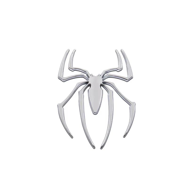 Universal 3D Metall Autoaufkleber Spider Auto Logo Chrom Abzeichen Auto Emblem Aufkleber Auto Styling Dekoration Auto Außenzubehör