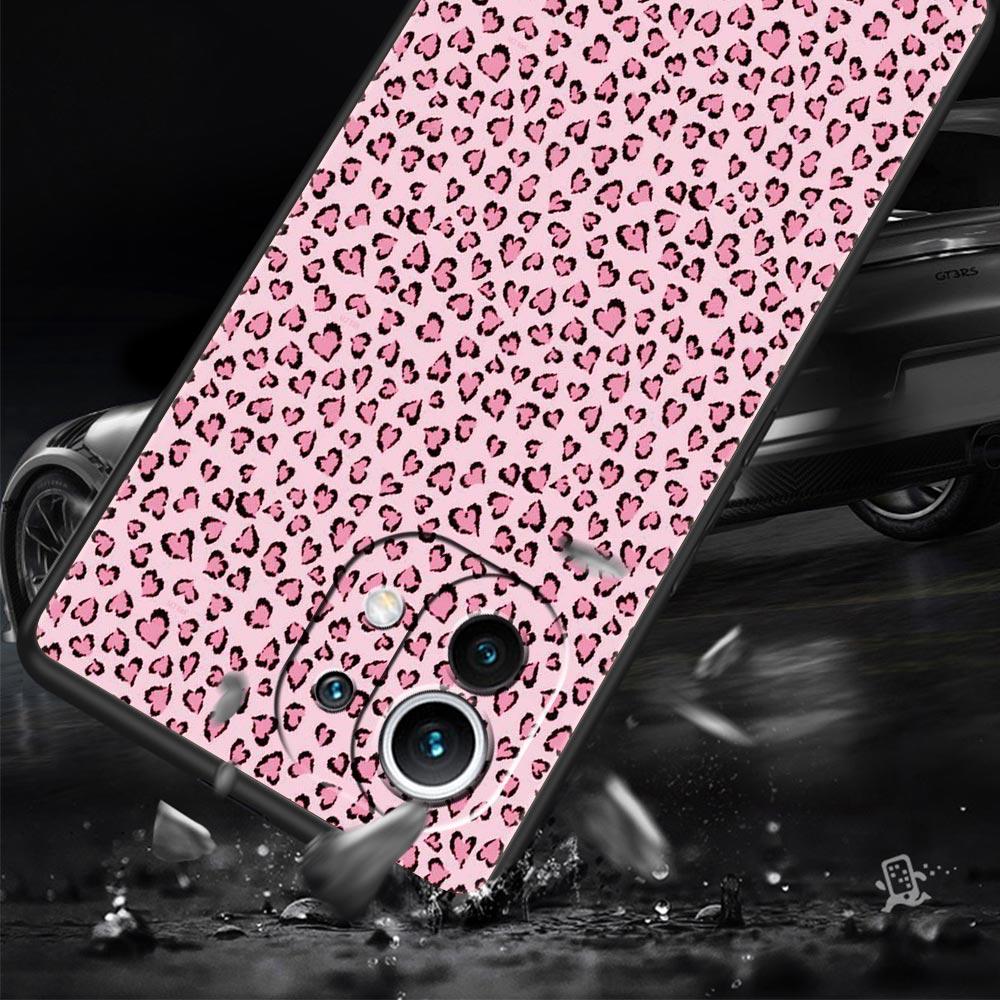 Handyhülle für Xiaomi Mi 15 14 13 12 11 Lite 14T 13T 12T 11T Pro Poco X7 X6 X5 X3 Pro F6 F5 F4 Hülle Rosa Leopardenmuster