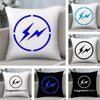 Lightning FFragment Cushion Cover Soft Plush Fabric DoubleSided Printed Sofa Cushion Cover for All Seasons Home Decor Gift