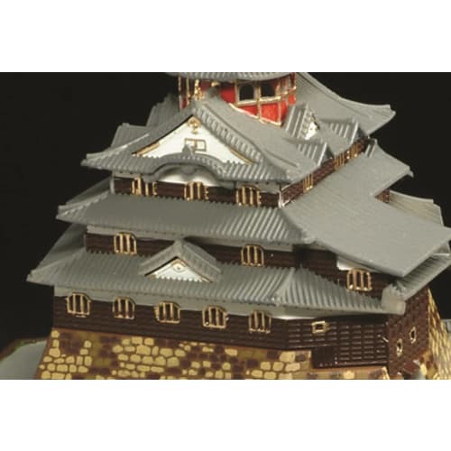 Doyusha 1/540 Japanese Castle JOYJOY Collection Azuchi Castle Plastic Model JJ-10