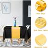 AEE4-4Pcs Disposable Plastic Tablecloths Table Runner Set Satin Table Runner For Wedding Birthday Party Decorations