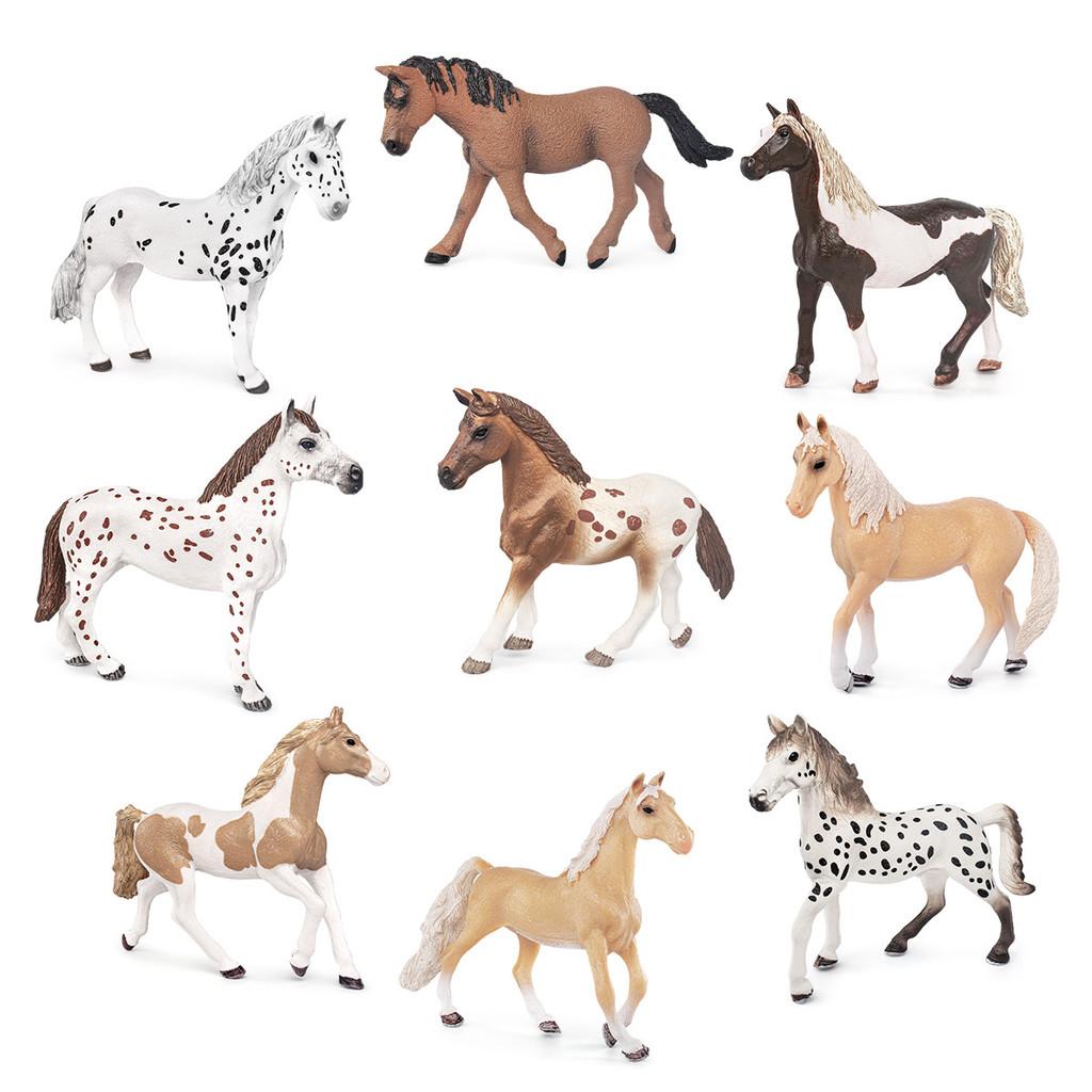 Static Appaloosa Model Collection With Pvc Material For Kids Educational Toys
