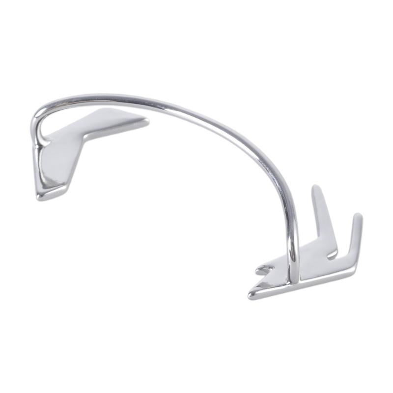 Unisex Silver Color Ear Clips Unique Futuristic Earwear Jewelry Skeletal Spine Ear Hooks Jewelry for Y2K Trendsetters