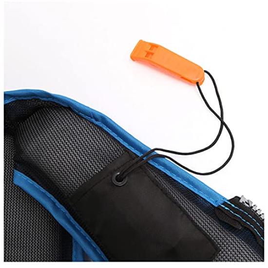 Fine Japan Junior Floating Vest Floating Vest for River and Water Activities Reflective Adjustable Mesh with Whistle FV-6116 - Kids' Fishing, Play, -