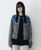 Rolarola Cowichan Jacquard Knit Cardigan Gray