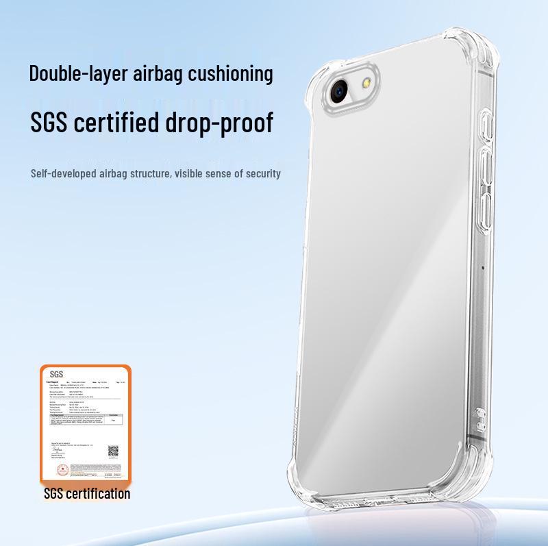 OPPO A83 Airbag Anti-Drop Transparente TPU Schutzhülle