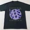 Collezione T-shirt Crystal Castles, Maglietta grafica Y2k, Maglietta grafica Crystal Castles, Abbigliamento gotico, Maglietta grafica grunge stile anni '90, Unisex