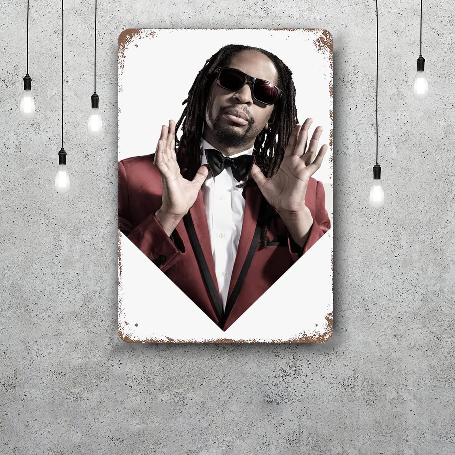 

Lil Jon Vintage Tin Sign Home Decor Wall Decor Art Wall Mural Room Decoration Decor Retro Metal Sign Plate Bar Posters 20x30cm（7.8x11.8inch）