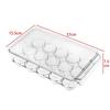 Egg Storage Box with Lid, Food-Grade Plastic, Kitchen Refrigerator Organizer