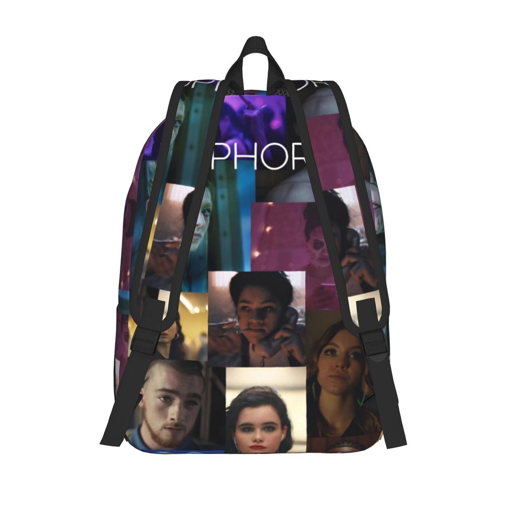 Euphorias Season 3  Backpack for Men Women Cool High School Work Daypack  Laptop Canvas Bags Durable