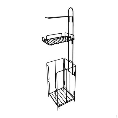 Toilet Paper Holder Bathroom Storage Rack Portable Large Capacity Tissue Dispenser Roll