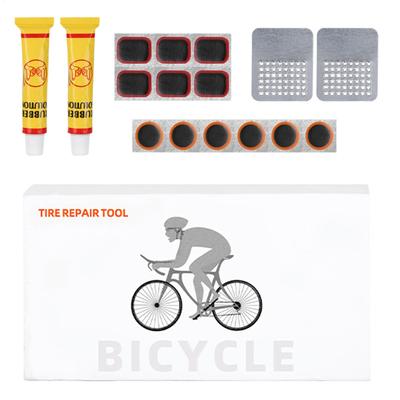 Bike Puncture Repair Kit Tube Repair Kit Glueless Tyre Tool Set for Mountain Men Women Removal Changing Portable Road Cycling