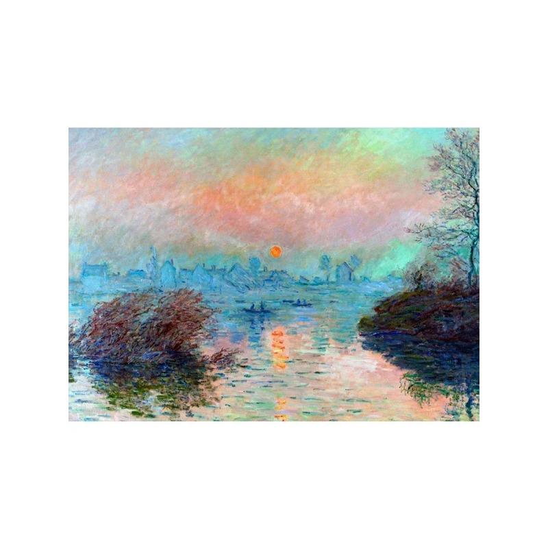 Claude Monet Exhibition Art Posters Canvas Oil Painting Garden Boat Lake Landscape Nature Landscape Wall Art Room Home Decor
