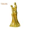 Dancing Couple Statue Resin Abstract Couple Ornament Desktop Hugging Couple Sculpture for Bedroom Living Room Decor Wedding Gift