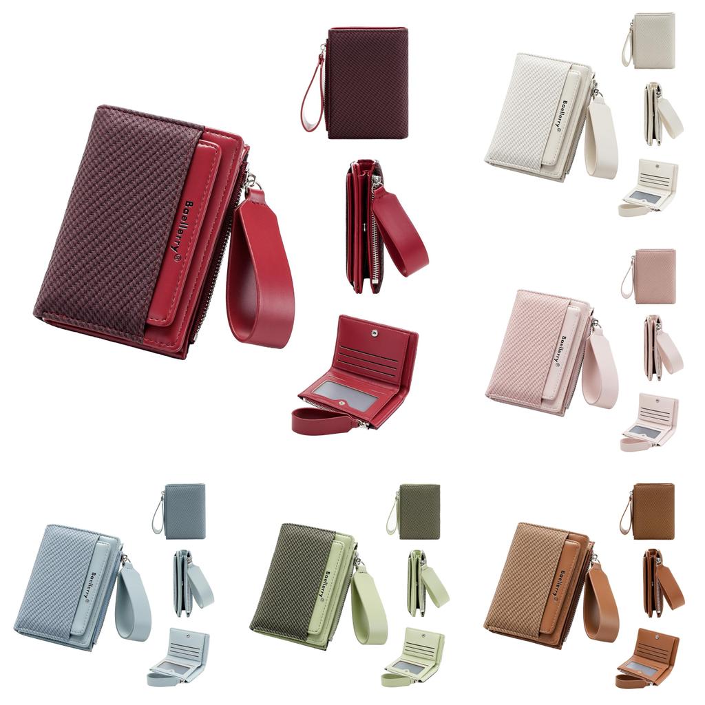 Minimalist Pu Womens Short Wallet With Card Holder And Coin Pocket For Daily Use