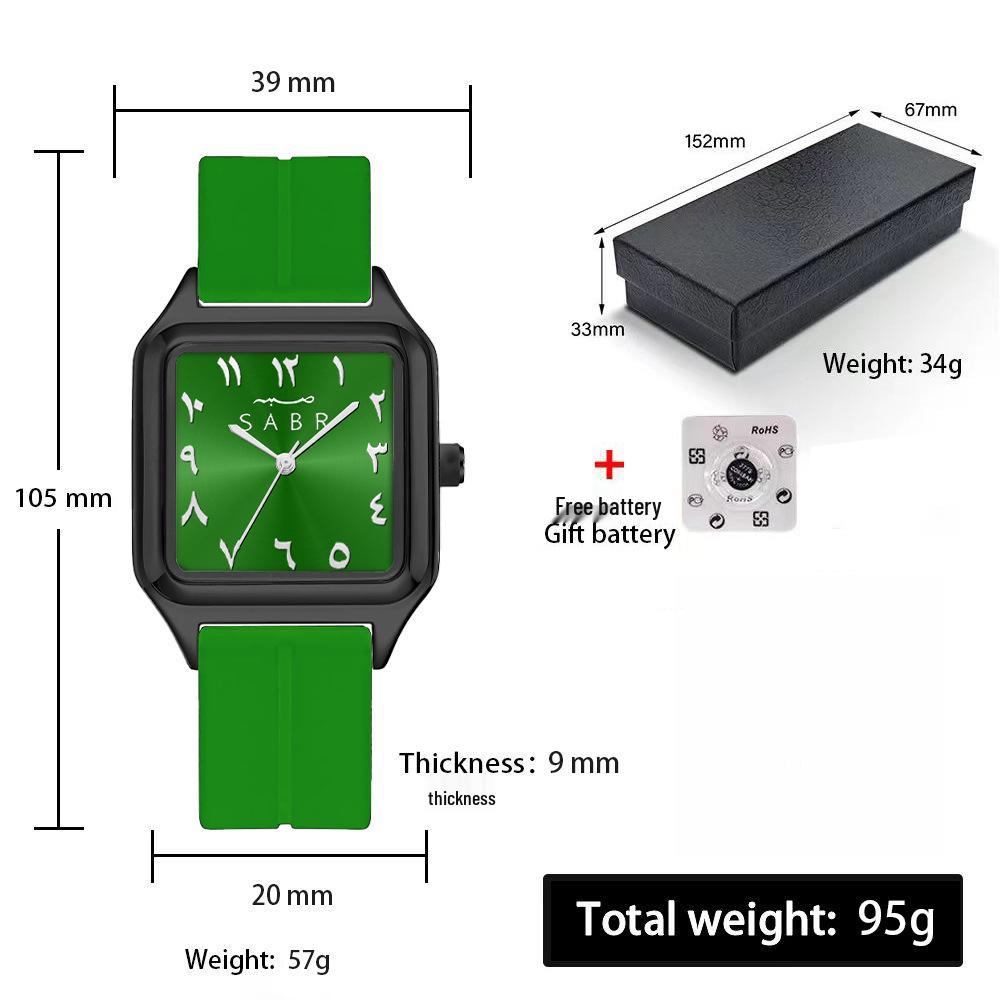 2025 Luminous Waterproof Quartz Sports Watch - High-End Arabic Middle East Design