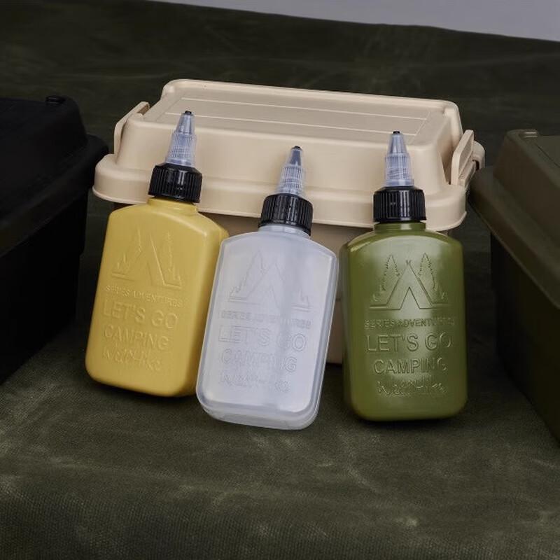 Portable Outdoor Condiment Dispenser Set