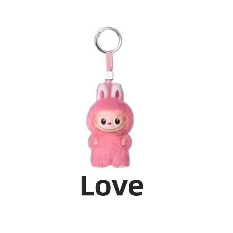 POP MART Fourth Generation Small Pendant Vinyl Face Plush Doll Keychain Blind Box