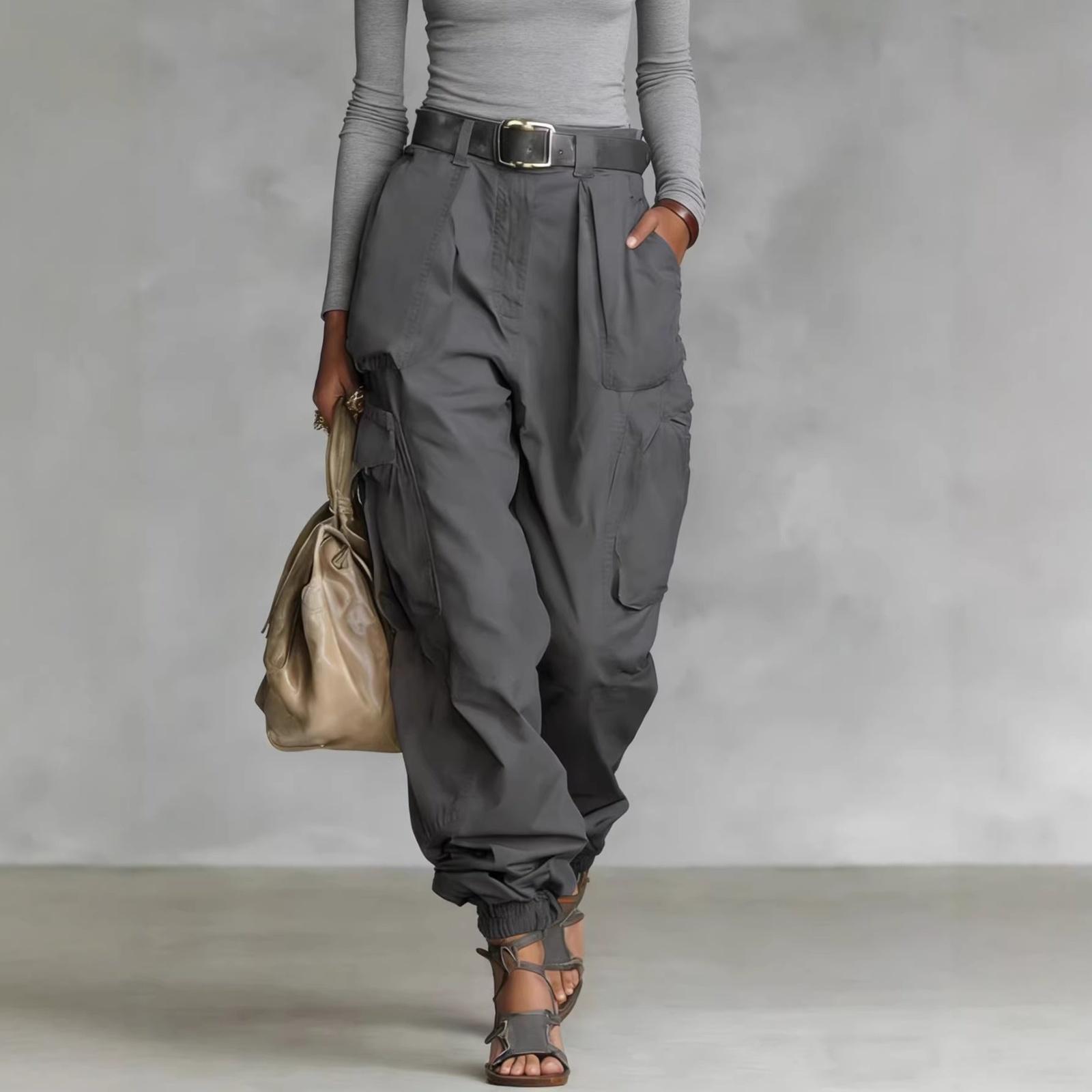 Ladies  Casual And Fashionable Loose Wide Leg Pants S