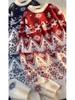 Women's New Year Red Christmas Sweater 2025: Round Neck, Loose, Thick, Autumn/Winter Style