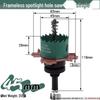 Frameless Downlight Hole Opener for Recessed Box Embedment In Woodworking & Plasterboard