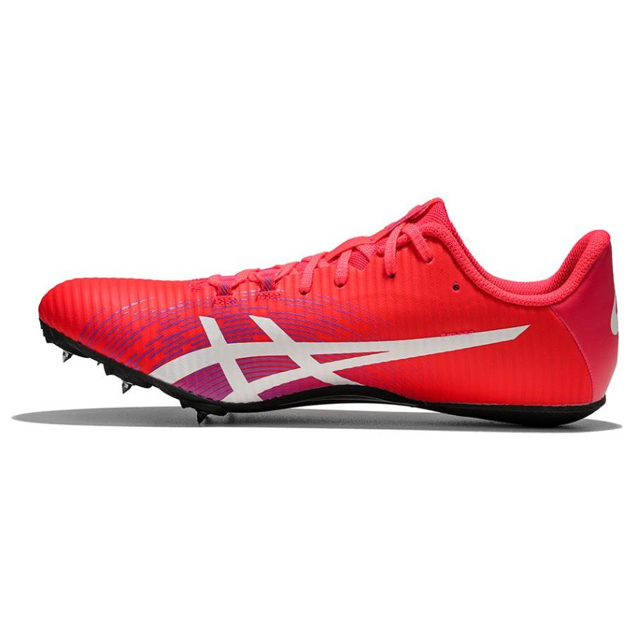 New Asics HyperSprint S Abrasion Resistant Breathable Low Top Running Shoes Unisex Red 1093A200-703