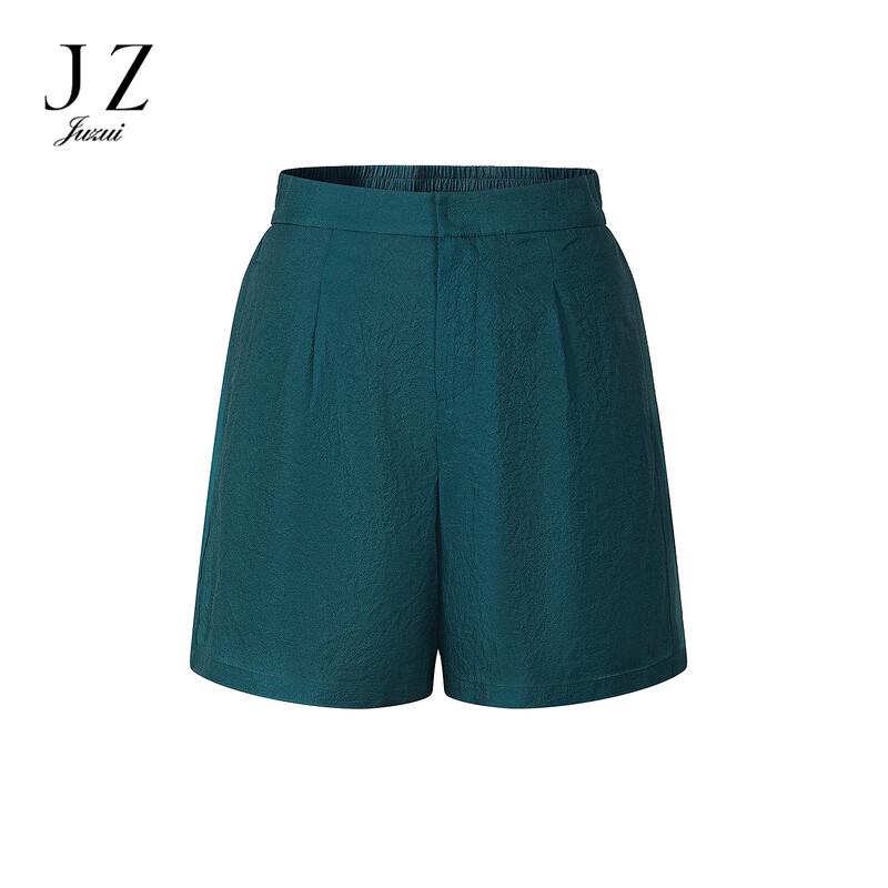 JUZUI Casual Relaxed Fit Straight Leg Shorts for Women M