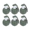 6PCS Kids Hand Grenades Toy with   Sound Light Effect Role Playing Props Fake Grenade Toy