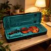 Oxford Fabric Violin Carry Transport Case With Shockproof Padding And Adjustable Shoulder Strap For 1/4 To 4/4 Violins