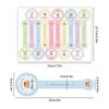 100PCS Thank You Seal Stickers Multicolor Handmade Long Strip Label DIY Accessories Self-adhesive Adhesive Sealing Sticker