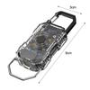 Multimode Keychain Light - Adjustable Flood Beam, Usb-C Rechargeable Belt Flashlight For Dog Walking, Night Fishing 1Pc