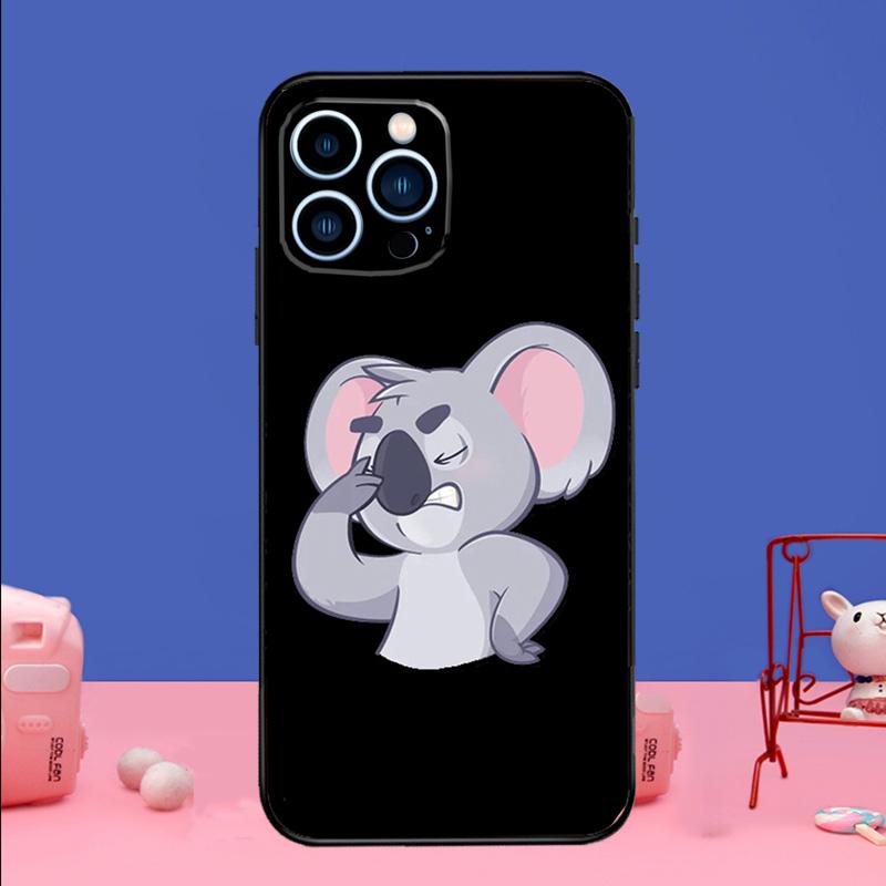 Cute cartoon watercolor animal koala Phone Case For iPhone 17 16 15 14 13 11 12 Pro Max Plus 13 12 mini 16e 17 Air Bumper Cover