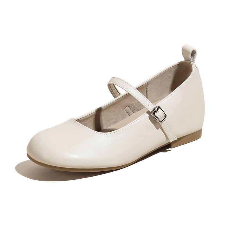Inner Height Increase 5CM Mary Jane Single Shoes Women's New 3233 Small Size Small Woman