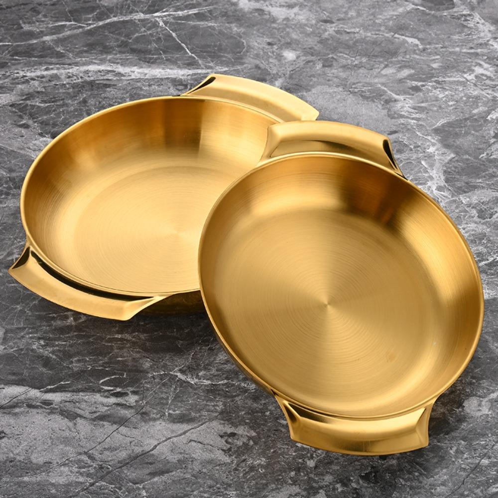 Silver/gold Cooking Pan Stainless Steel Saucepan Cookware Soup Basin  Ramen