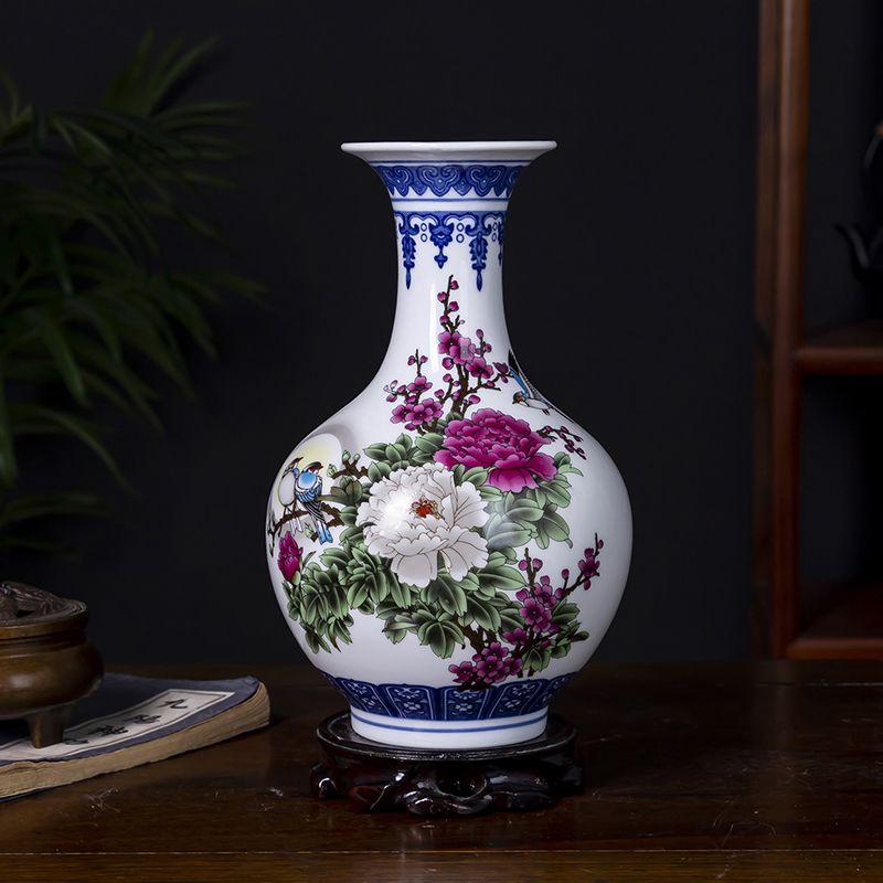 

Цзиндэчжэнь Красочная Подглазурная Ваза Керамические Аксессуары Искусство Предметы Домашнего Декора Комнаты Кабинет Офис Настольная Мебель Ремесла