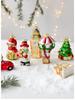 NUCHI Glass Christmas Ornaments: Santa, Snowman, Tree & Colored Balls Decorations