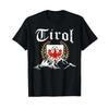 Tirol Berge Tyrolean Eagle Coat of Arms Home T Shirt Vintage Washed Casual Homme Graphic Stretched Slightly