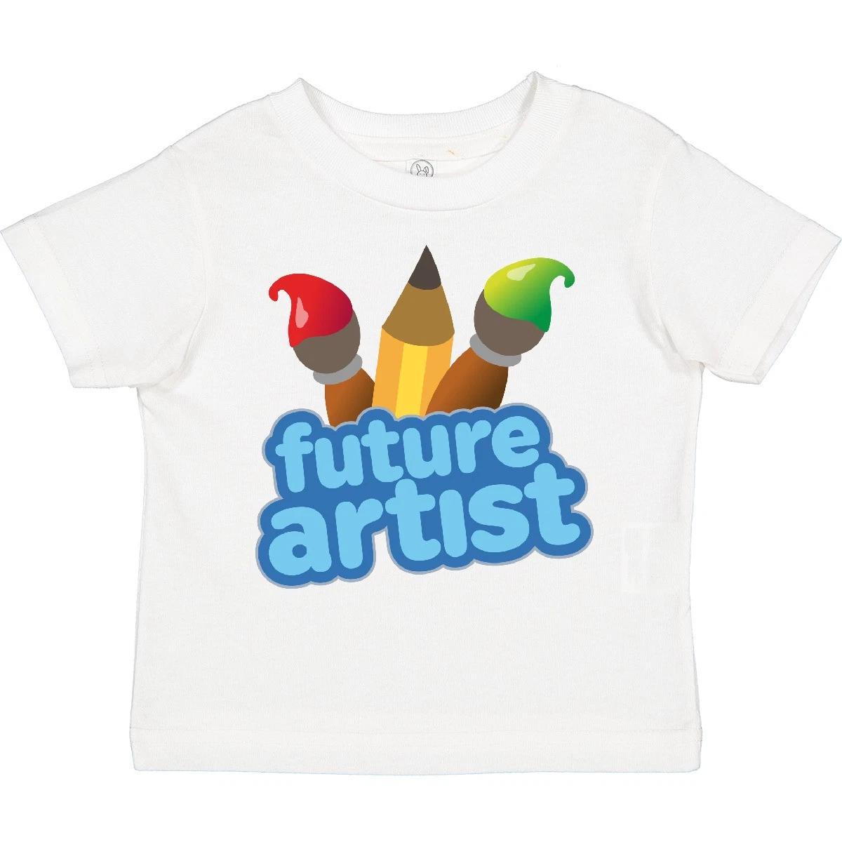 Inktastic Future Artist Baby Boy Toddler T-Shirt Painter Painting Drawing Crafts 110