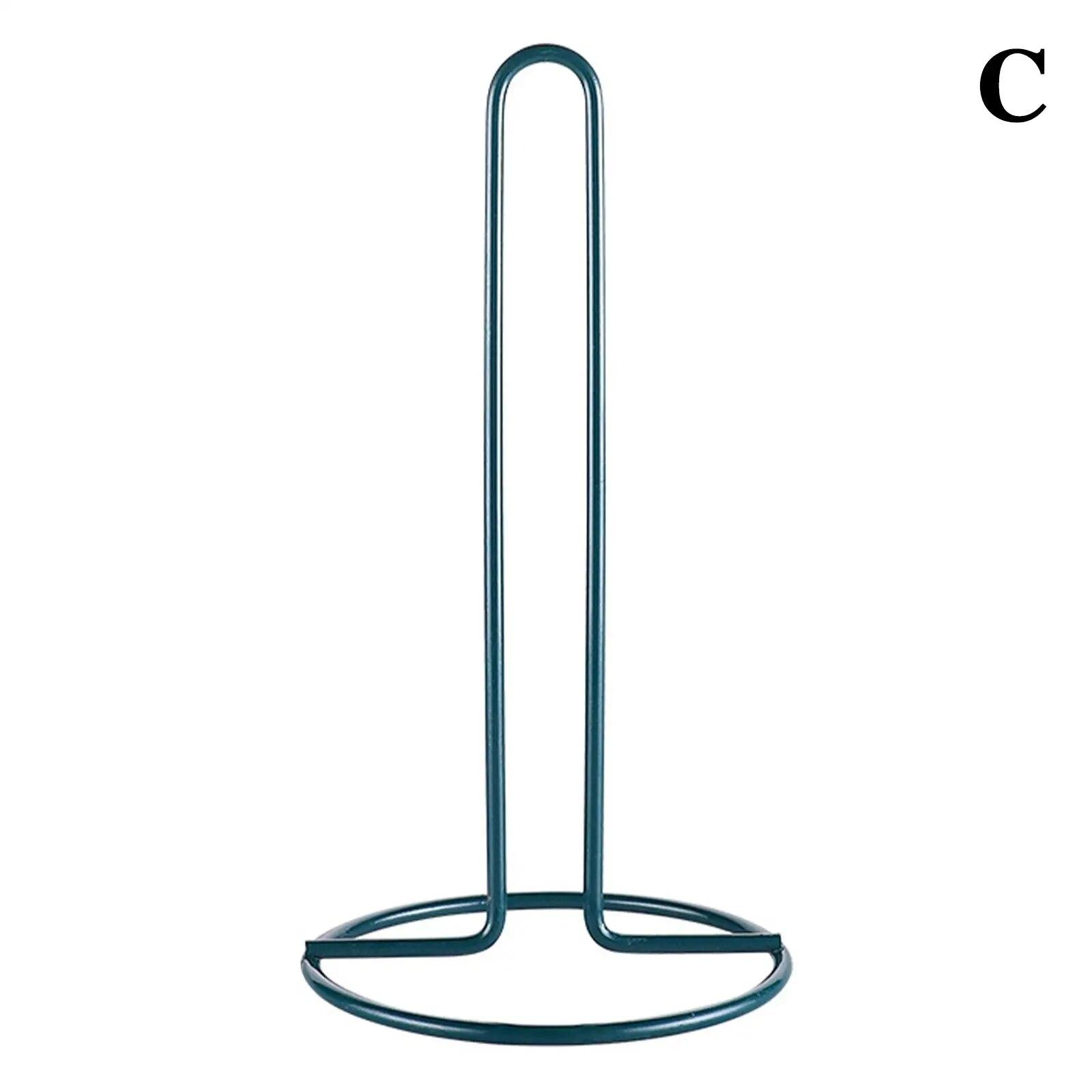 

Держатель для кухонных рулонов Отдельностоящий держатель для бумажных полотенец Черная столешница Большой Y5C0 зелёный