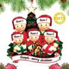 50PCS Christmas Tree Hanging DIY Writing Decoration Personalized Home Christmas Decoration Cute Bear Christmas Decoration