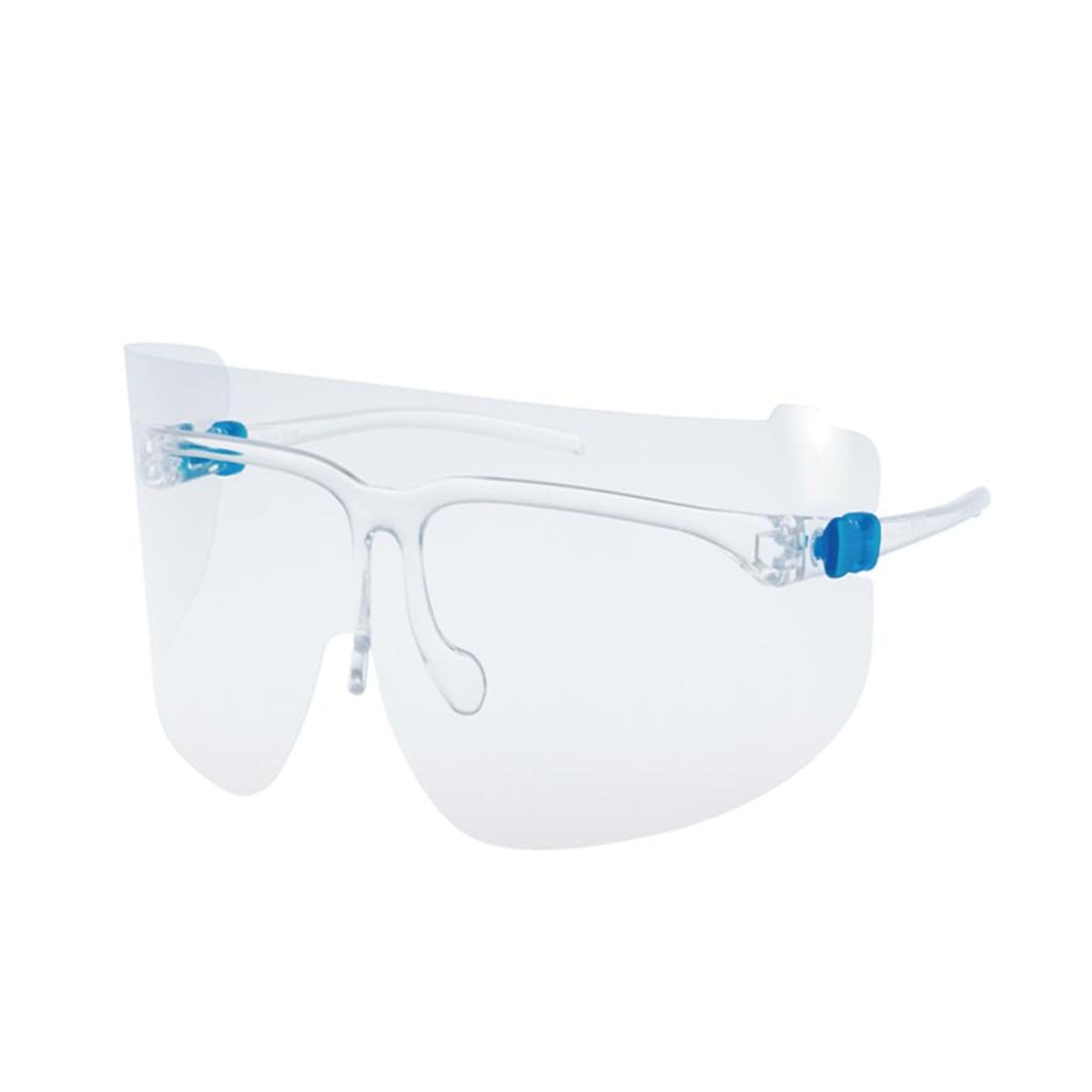 Yamamoto Kogaku Standard Model Eyeglass Face Set Frame 3 Eye Compatible with Eyeglasses and Made in Japan YF-800S Shield, Eyeglasses-Style, (1 +